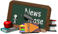 An animated thumbnail of a chalkboard that says "News Release"